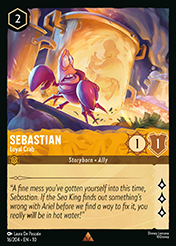 Sebastian Whispers in the Well Card List