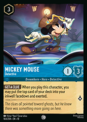 Mickey Mouse Whispers in the Well Card List