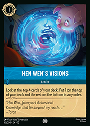 Hen Wen's Visions Whispers in the Well Card List