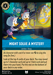 Might Solve a Mystery Whispers in the Well Card List