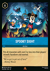 Spooky Sight Whispers in the Well Card List