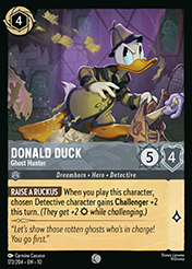 Donald Duck Whispers in the Well Card List