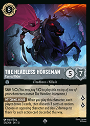 The Headless Horseman Whispers in the Well Card List