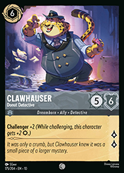 Clawhauser Whispers in the Well Card List