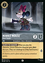 Minnie Mouse Whispers in the Well Card List