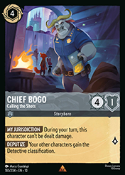 Chief Bogo Whispers in the Well Card List