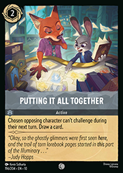 Putting It All Together Whispers in the Well Card List