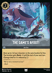 The Game's Afoot! Whispers in the Well Card List