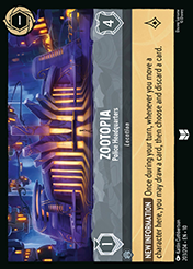 Zootopia Whispers in the Well Card List