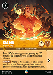 Gaston Whispers in the Well Card List