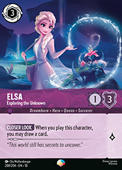Elsa Whispers in the Well Card List
