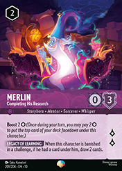 Merlin Whispers in the Well Card List