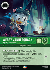Webby Vanderquack Whispers in the Well Card List