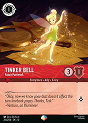 Tinker Bell Whispers in the Well Card List