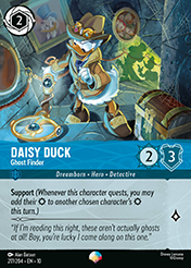 Daisy Duck Whispers in the Well Card List