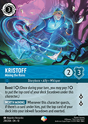Kristoff Whispers in the Well Card List