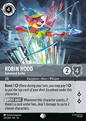 Robin Hood Whispers in the Well Card List