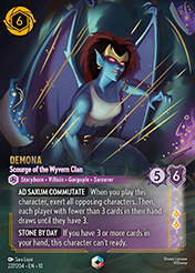Demona Whispers in the Well Card List