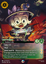 Webby Vanderquack Whispers in the Well Card List