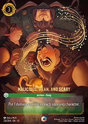 Malicious, Mean, and Scary Whispers in the Well Card List