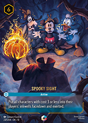 Spooky Sight Whispers in the Well Card List