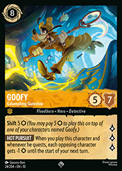 Goofy Whispers in the Well Card List