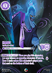 Hades Whispers in the Well Card List