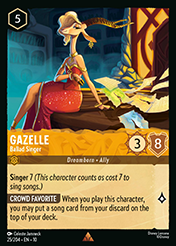 Gazelle Whispers in the Well Card List