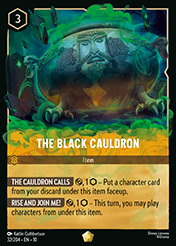 The Black Cauldron Whispers in the Well Card List