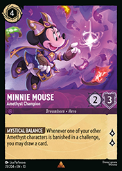 Minnie Mouse Whispers in the Well Card List