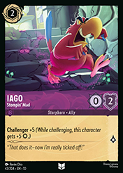 Iago Whispers in the Well Card List