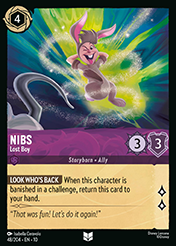 Nibs Whispers in the Well Card List