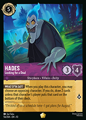 Hades Whispers in the Well Card List