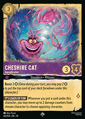 Cheshire Cat Whispers in the Well Card List