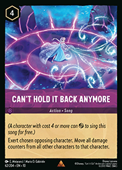 Can't Hold It Back Anymore Whispers in the Well Card List