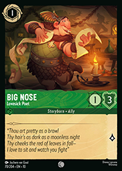 Big Nose Whispers in the Well Card List