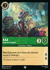 Kaa Whispers in the Well Card List