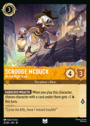 Scrooge McDuck Whispers in the Well Card List