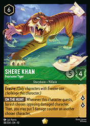 Shere Khan Whispers in the Well Card List