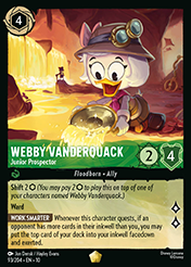 Webby Vanderquack Whispers in the Well Card List