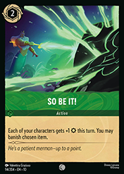 So Be It! Whispers in the Well Card List