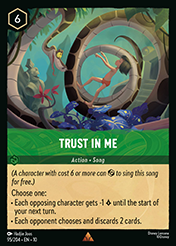 Trust In Me Whispers in the Well Card List