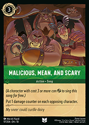 Malicious, Mean, and Scary Whispers in the Well Card List