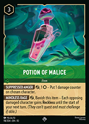 Potion of Malice Whispers in the Well Card List