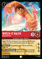 Wreck-it Ralph Winterspell Lorcana Card