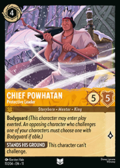 Chief Powhatan Winterspell Card List