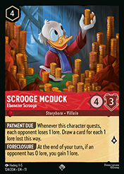 Scrooge McDuck Winterspell Card List