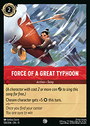 Force of a Great Typhoon Winterspell Card List
