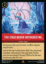 The Cold Never Bothered Me Winterspell Card List