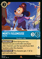 Morty Fieldmouse Winterspell Card List